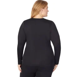 Softwear Lace Edge Long Sleeve V-Neck PLUS