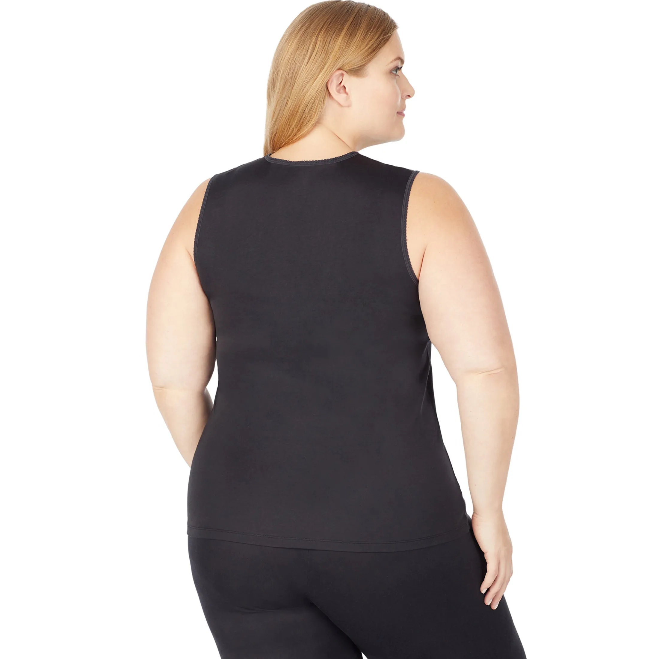 Softwear Lace Edge V-Neck Tank PLUS