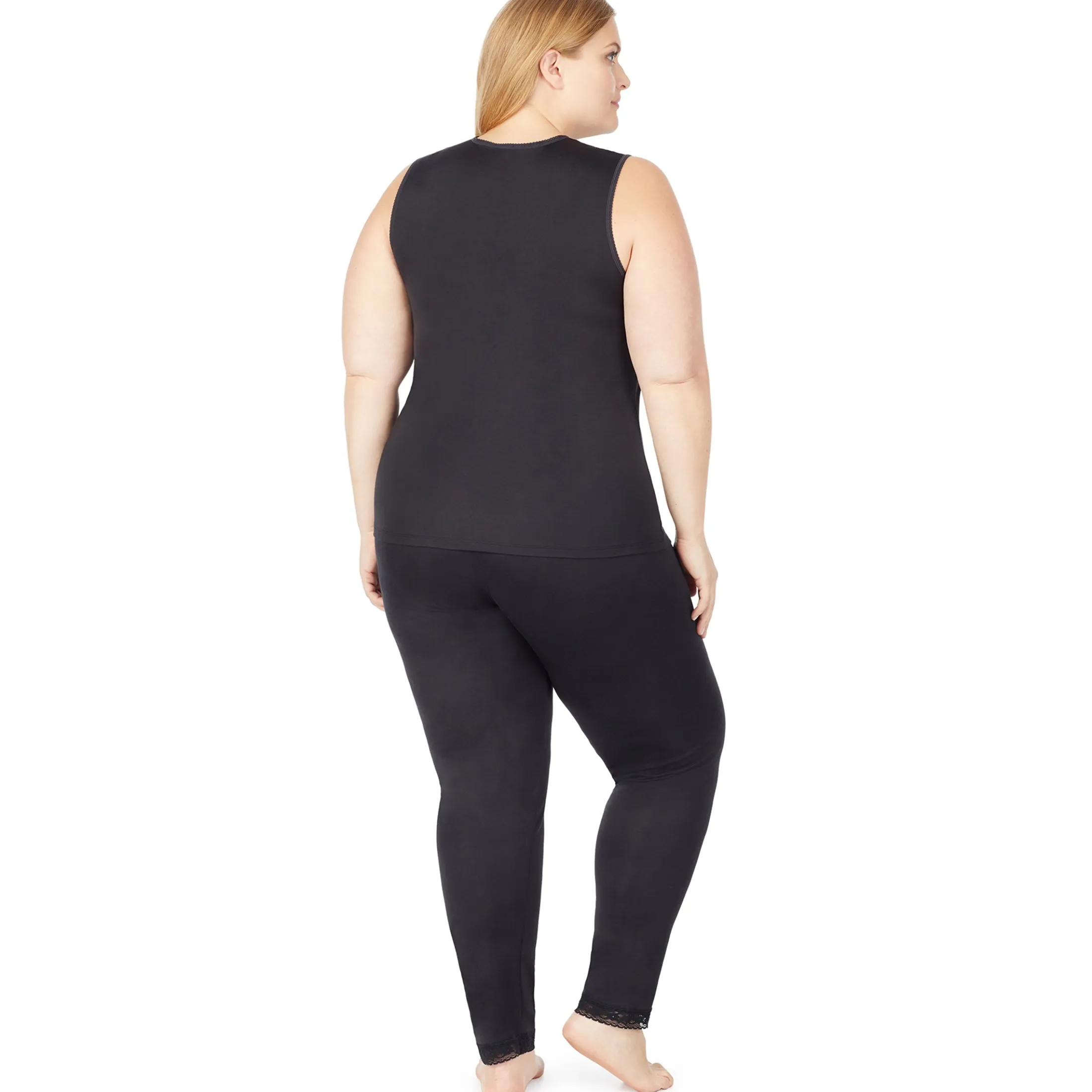 Softwear Lace Edge V-Neck Tank PLUS