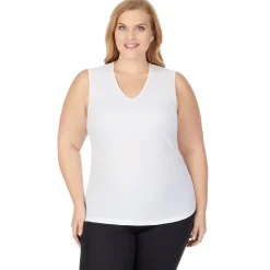 Softwear Lace Edge V-Neck Tank PLUS