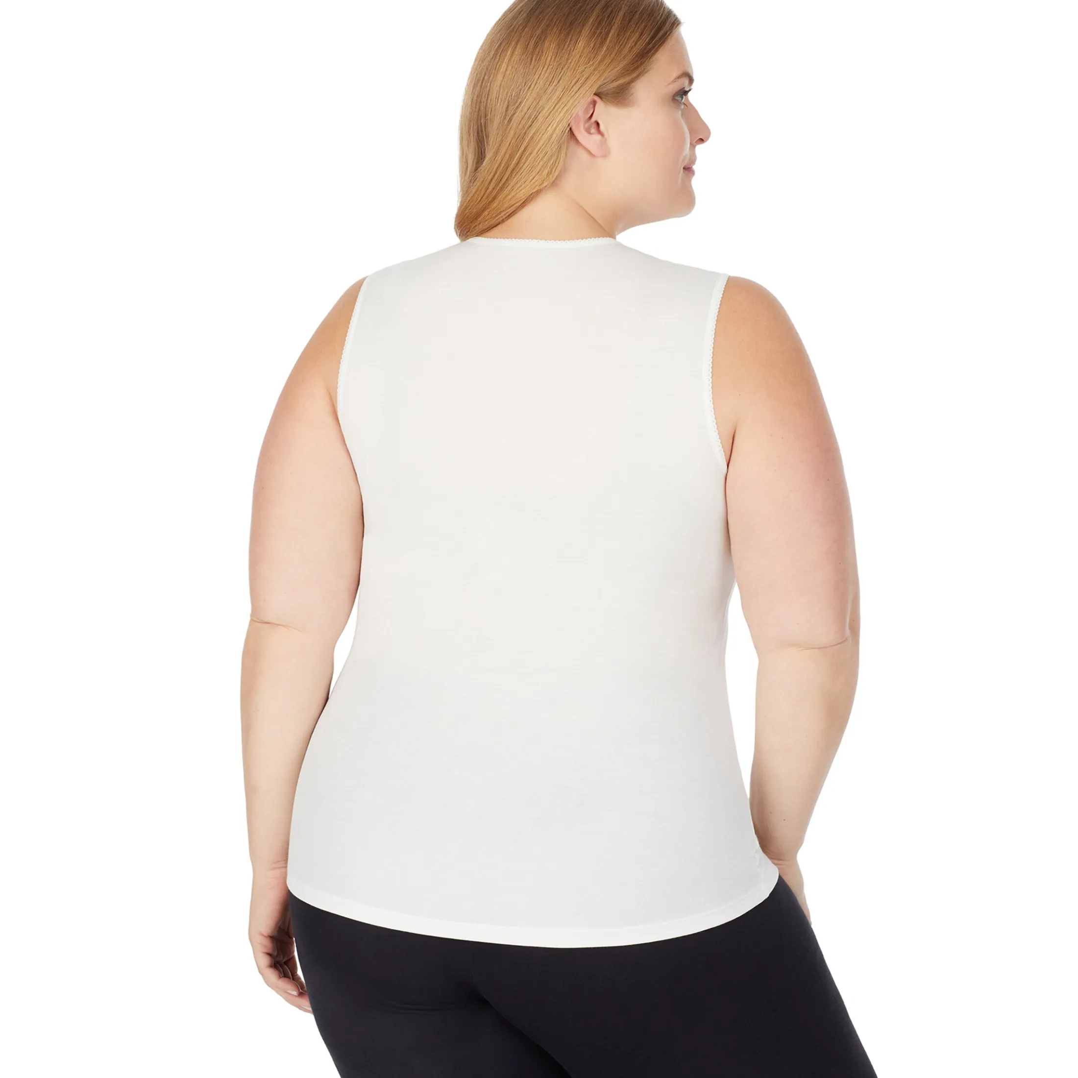 Softwear Lace Edge V-Neck Tank PLUS