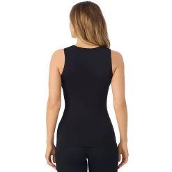 Softwear With Stretch Crew Neck Tank With Lace