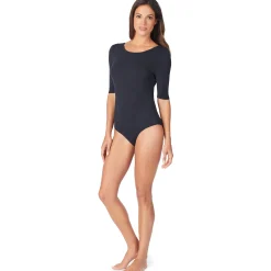 Softwear With Stretch Elbow Sleeve Bodysuit