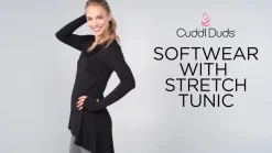 Softwear With Stretch Long Sleeve Cowl Tunic