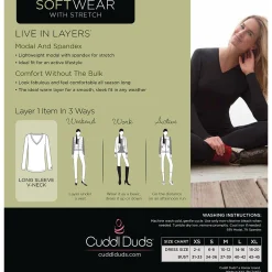 Softwear With Stretch Long Sleeve V-Neck TALL