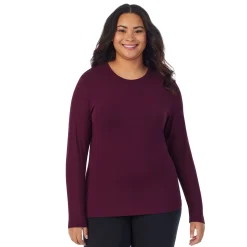 Softwear With Stretch Long Sleeve Crew PLUS