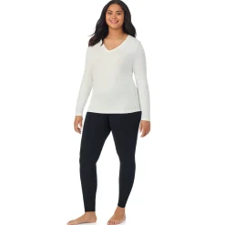 Softwear With Stretch Long Sleeve V-Neck PLUS