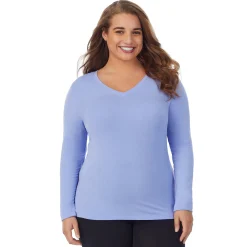 Softwear With Stretch Long Sleeve V-Neck PLUS