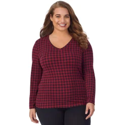 Softwear With Stretch Long Sleeve V-Neck PLUS