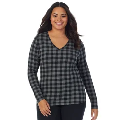 Softwear With Stretch Long Sleeve V-Neck PLUS
