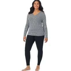 Softwear With Stretch Long Sleeve V-Neck PLUS