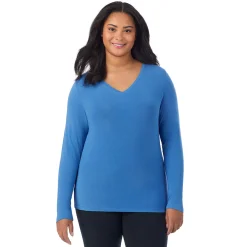 Softwear With Stretch Long Sleeve V-Neck PLUS