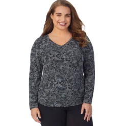 Softwear With Stretch Long Sleeve V-Neck PLUS