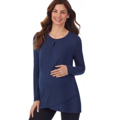 Softwear with Stretch Maternity Wrap Front Top