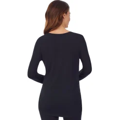 Softwear with Stretch Maternity Snap Front Henley Top