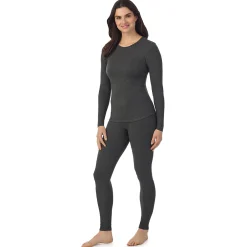 Stretch Rib Long Sleeve Crew