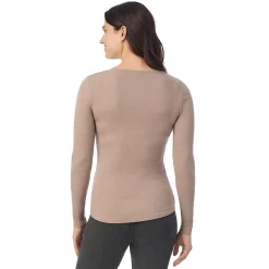 Stretch Rib Long Sleeve Crew