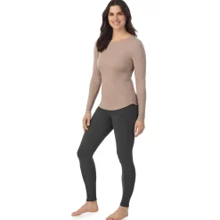 Stretch Rib Long Sleeve Crew