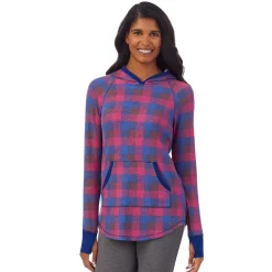 Stretch Thermal Long Sleeve Hoodie Tunic