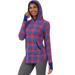 Stretch Thermal Long Sleeve Hoodie Tunic