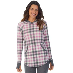 Stretch Thermal Long Sleeve Hoodie Tunic