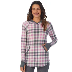 Stretch Thermal Long Sleeve Hoodie Tunic