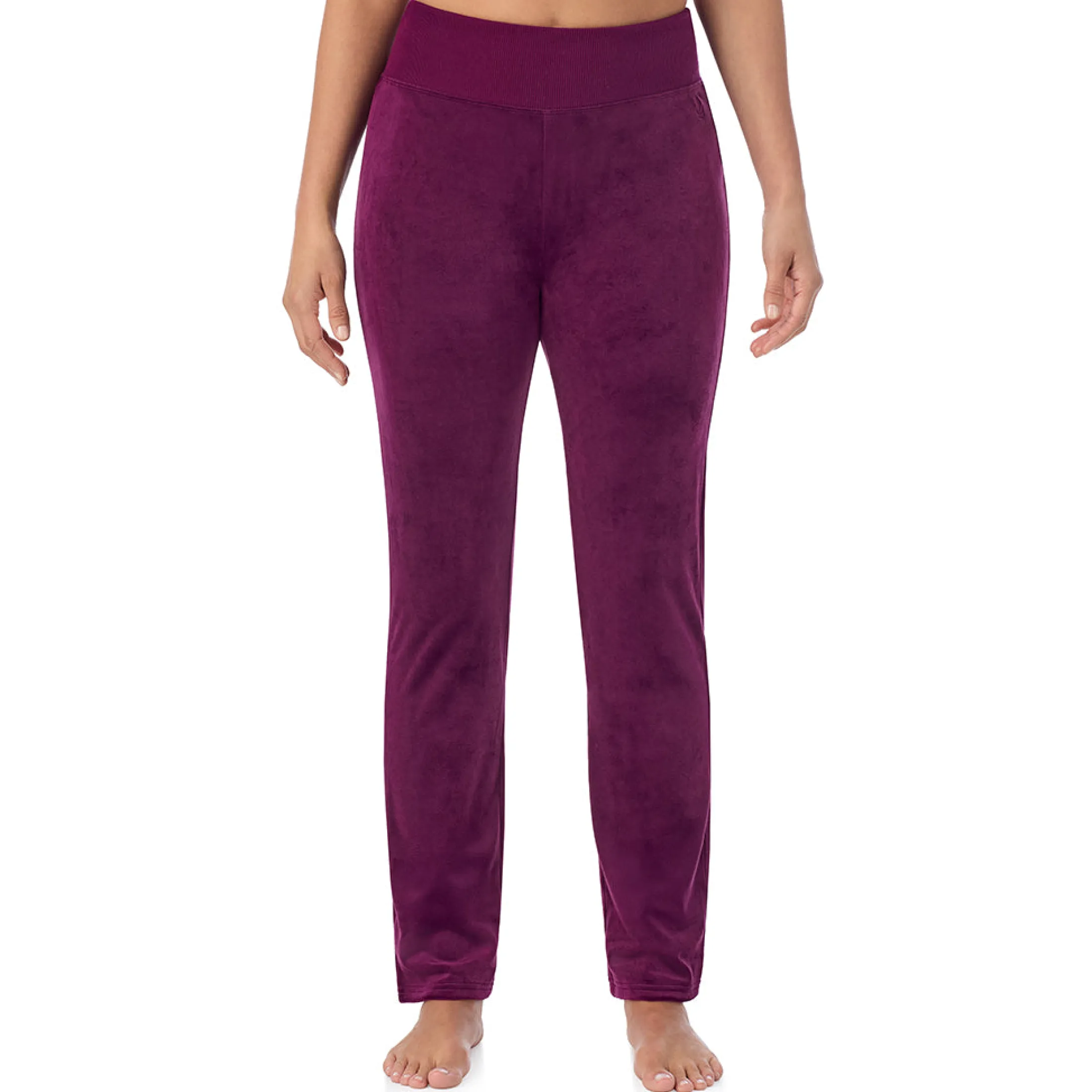 Stretch Velour Boot Cut Legging