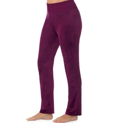 Stretch Velour Boot Cut Legging