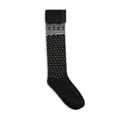 Turncuff Fairisle Knee High Sock