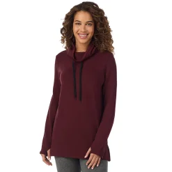 Ultra Cozy Long Sleeve Cowl Neck Tunic