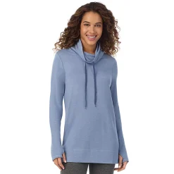 Ultra Cozy Long Sleeve Cowl Neck Tunic