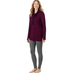 Ultra Cozy Long Sleeve Cowl Neck Tunic