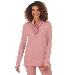 Ultra Cozy Long Sleeve Cowl Neck Tunic
