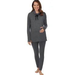 Ultra Cozy Maternity Long Sleeve Funnel Neck Tunic