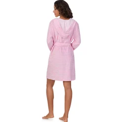 Vintage Terry Wrap Robe with Hood